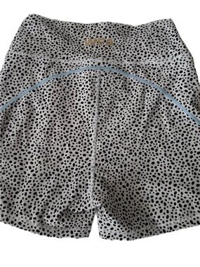 White Fox Active Dalmatian Biker Shorts Size M